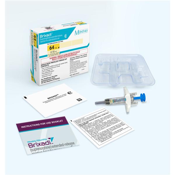 Brixadi Subcutaneous Injection 64mg Monthly Prefilled Syringe 0.18mL Ea