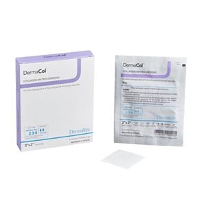 DermaCol Collagen Matrix Dressing 2x2" Sterile Square