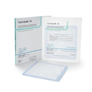 HydraLock SA Polymer Dressing 7.87x7.87" Sterile Square Non-Adherent Spr Abs