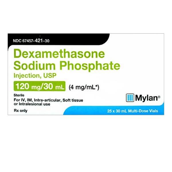 Dexamethasone Sodium Injection 4mg/mL Pediatric MDV 30mL, 100 EA/CA