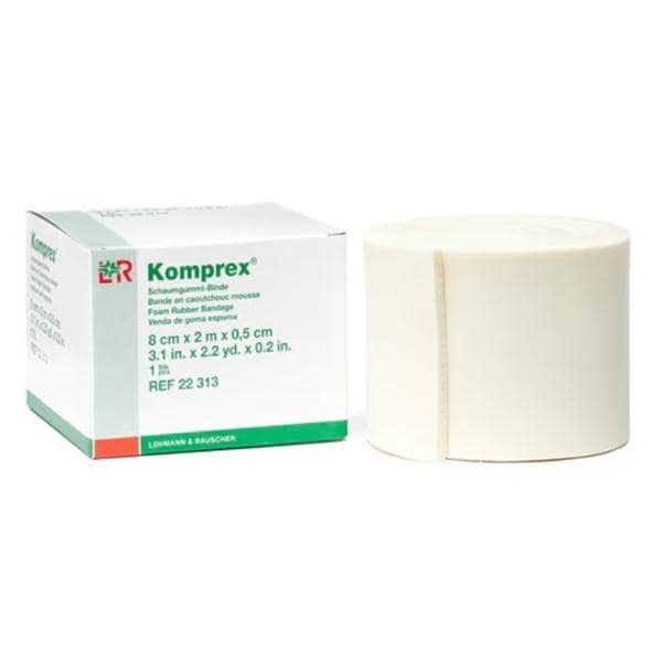 Komprex Bandage Foam Rubber 3.2"x2.2yd 30/Ca