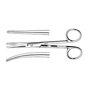 Mayo Operating Scissors Straight 9" Stainless Steel Reusable Ea