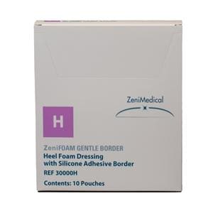 ZeniFOAM GENTLE BORDER PU Fm Border Dressing 5x7 Strl Hl NAdh Slcn Adh Tn Abs