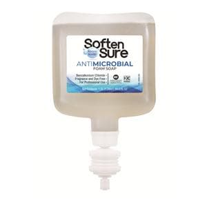 SoftenSure Antimicrobial Foam Hand Soap 1.2L Cartridge Refill Fragrance Free Ea