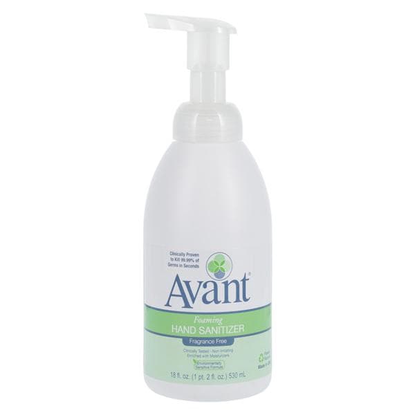 Avant Foam Hand Sanitizer 18 oz With Natural Aloe Fragrance Free 18oz/Ea