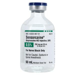 Sensorcaine Injection 0.5% MDV 50mL 25/Pk