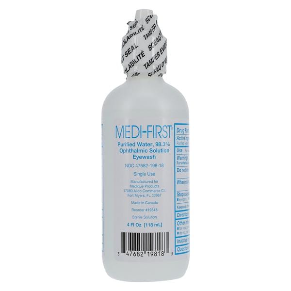 Medi-First Eye/Skin Wash Solution 98.3% 4oz/Bt