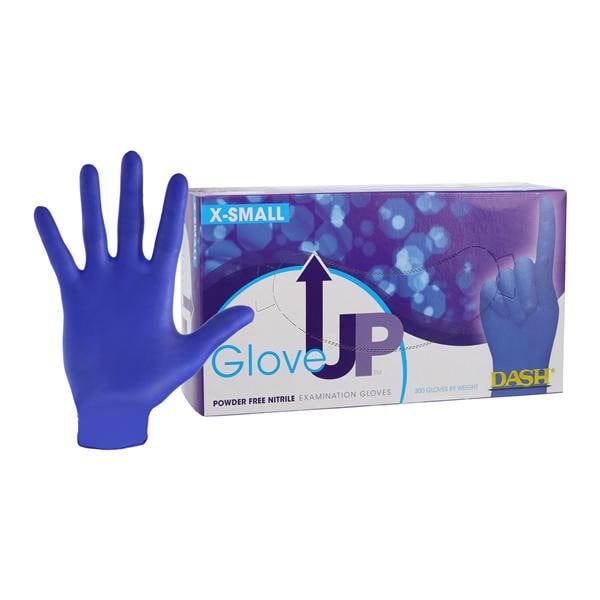 GloveUp Nitrile Exam Gloves X-Small Blue Non-Sterile, 10 BX/CA