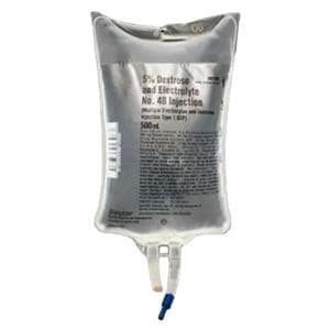 IV Injection Solution Dextrose 5%/Sodium Chloride 0.2% 1000mL Via...