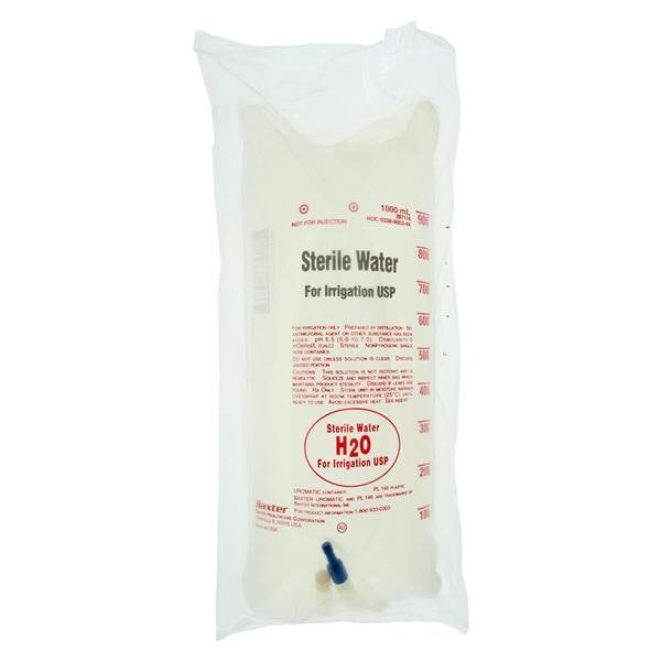 Irrigation Solution Water 1000mL Uromatic Plastic Bag Ea, 14 EA/CA