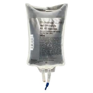 Viaflex IV Injection Solution Dextrose 5%/Electrolyte #48 500 Plstc Cntnr 24/Ca