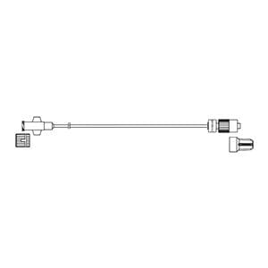 IV Extension Set 20" Female Luer Lock/SPIN-LOCK Male Connector Prim Infs 50/Ca