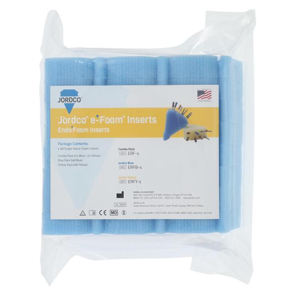 Endoring e-Foam Insert Blue 48/Pk