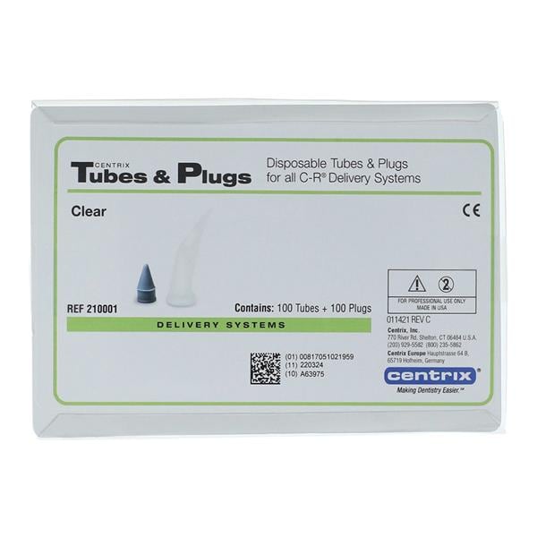 PCR Tube & Plug Clear 100/Pk, 6 PK/CA