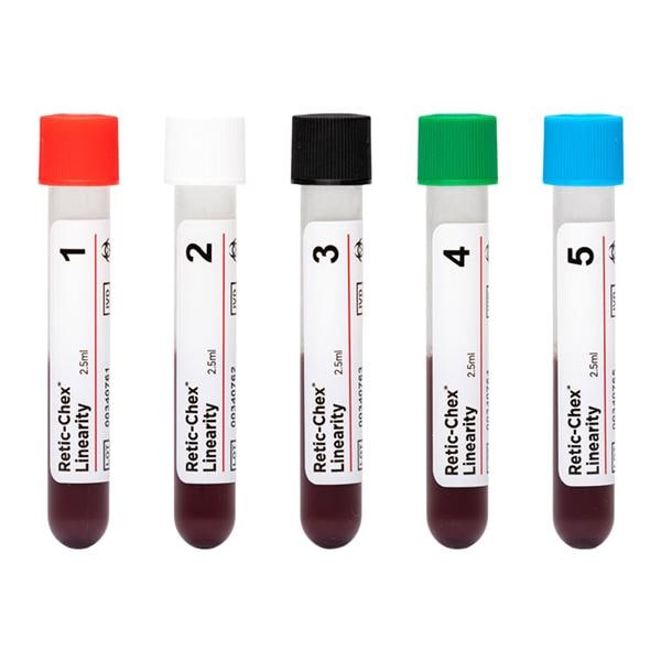 Retic-Chex Hematology Reticulocyte Linearity For Cell-Dyn/ LH750 5x2.5mL Ea