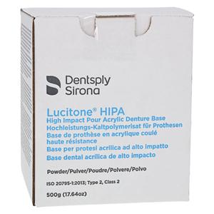 Lucitone HIPA Denture Resin High Impact Pourable Acrylic Self Cure Lt Pnk 500Gm
