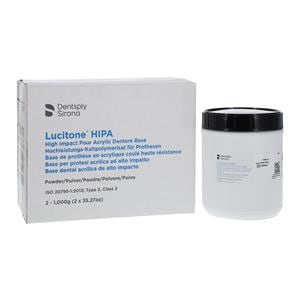 Lucitone HIPA Denture Resin High Impact Pourable Acrylic Self Cure DkPnk 2000Gm