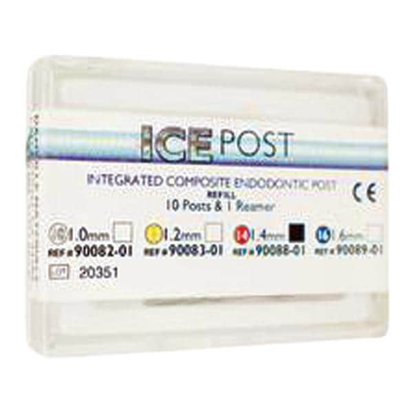 ICE Post Fiber Posts Refill 1.4 mm Red 10/Bx