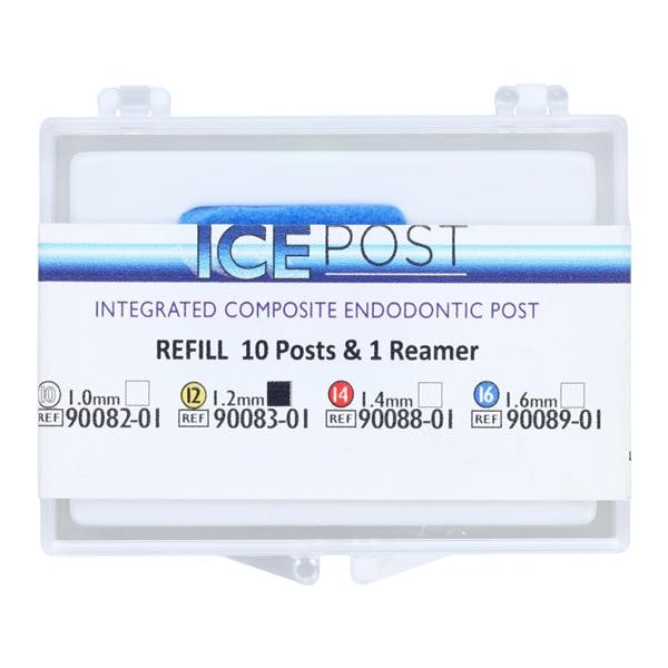 ICE Post Fiber Posts Refill 1.2 mm Yellow 10/Bx