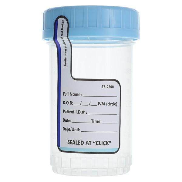 ClikSeal Specimen Container 4oz Sterile 300/Ca