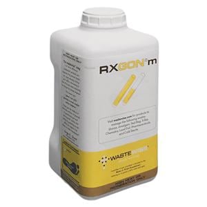 RXGON m Sharps Mailer System 0.8gal Wht/Ylw 5x5x9.5" Scrw Ld Vert Drp Plstc Ea