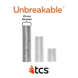 Unbreakable by TCS Nylon Thermoplastic Flexible Natural Lrg 25mm Crtrdg 5/Pk