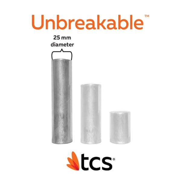 Unbreakable by TCS Nylon Thermoplastic Flexible Natural Lrg 25mm Crtrdg 5/Pk