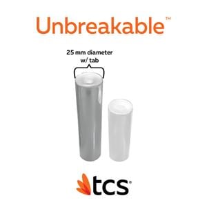 Unbreakable by TCS Nylon Thermoplastic Flexible Natural Lrg 25mm Tab Crtrdg 5/Pk