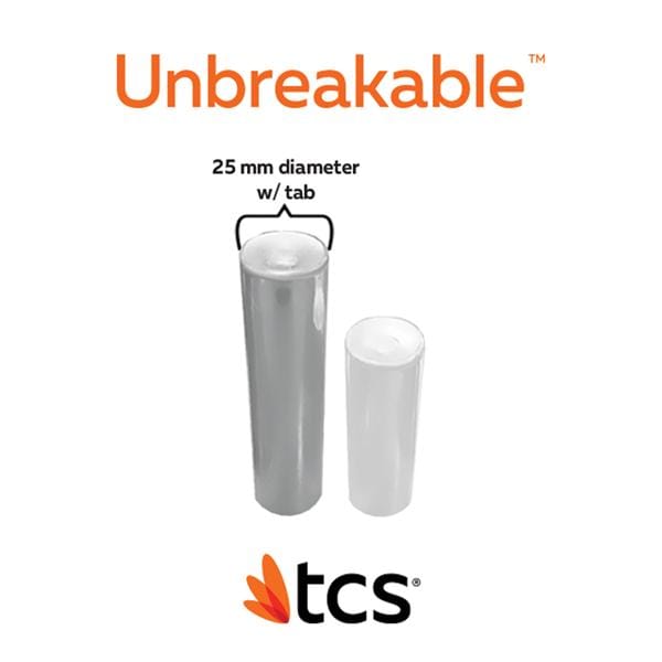 Unbreakable by TCS Nylon Thermoplastic Flexible Natural Lrg 25mm Tab Crtrdg 5/Pk