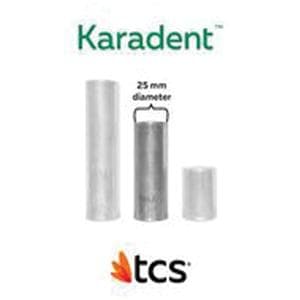 TCS Karadent Thermoplastic Semi-Rigid Dark Pink Medium 25mm 5/Pk