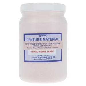 Teets Denture Resin Cold Cure Veined Tissue 2.5Lb