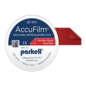 AccuFilm II Articulating Film Red / Red Double Sided Pre-Cut Strips EA