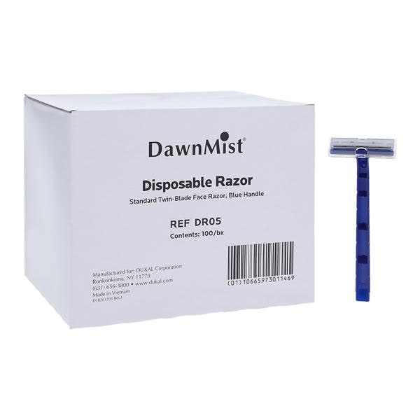 DawnMist Razor Blue Disposable 100/Bx, 20 BX/CA