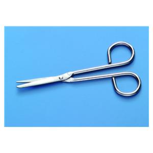 Nurses Scissors Angled Stainless Steel Sterile Disposable 50/Ca