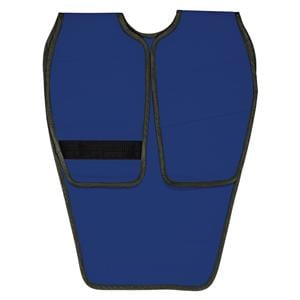 Soothe-Guard Air Lead-Free X-Ray Apron Pano Pncho Adult Royal Blue w/o Coll Ea