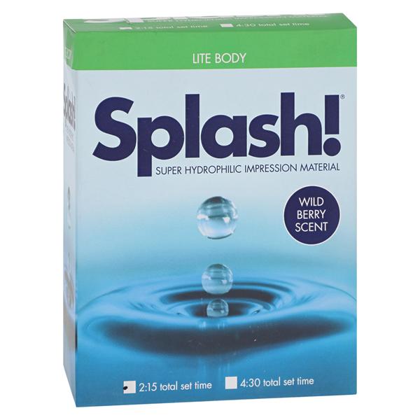 Splash! Impression Material Half Time Set Light Body Wild Berry Refill Pack 2/Pk