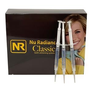 Nu Radiance Classic At Hm Tooth Whitening Gel Blk Pk 16% Carb Prx Sft Mnt 50/Pk