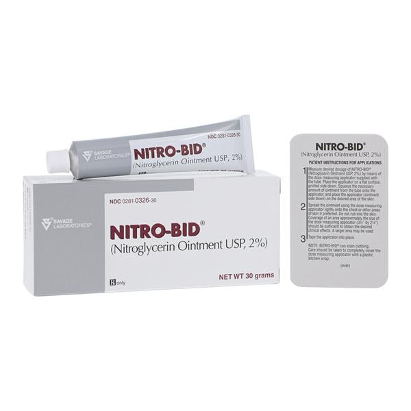 Nitro-Bid Topical Ointment 2% Tube 30gm Each