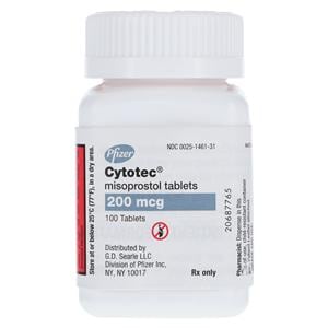 Cytotec Tablets 200mcg Bottle 100/Bt