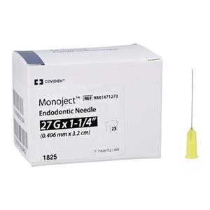 Monoject Endo Needle 27 Gauge 1 1/4 in 25/Bx