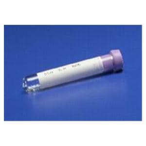 Monoject Venous Blood Collection Tube Lavender 7mL Silicone Stopper Glass 100/Bx, 10 BX/CA