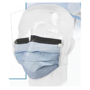 DualGard Tie On Combination Mask ASTM Level 3 Anti-Fog Blue Diamond 100/Ca