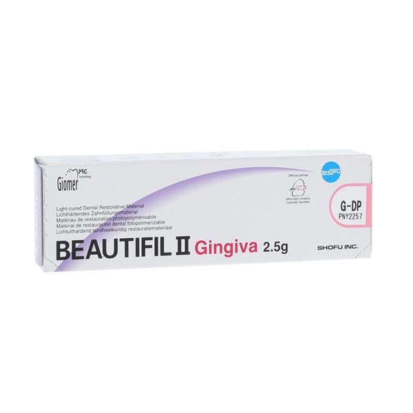 Beautifil II Gingiva Universal Composite Dark Pink Gingiva Syringe Refill