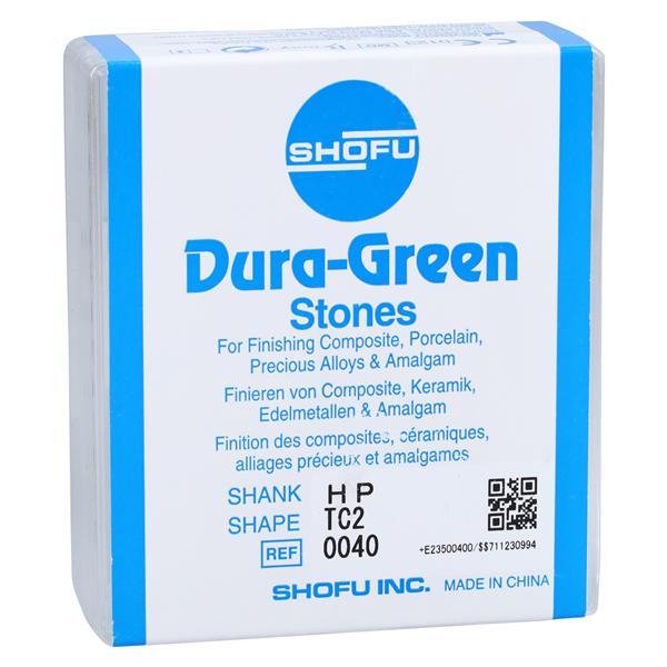 Dura-Green Mounted Stones Green 12/Bx