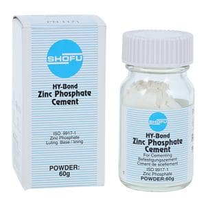 HY-Bond Zinc Phosphate Powder Cement 60 Gm Refill 60gm/Ea