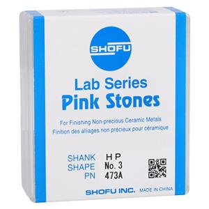 Lab Series Aluminum Oxide Mounted Stones Pink 12/Bx