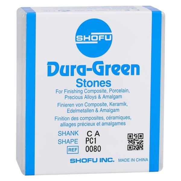 Dura Green Impregnated Silicone Carbide Stones 12/Pk