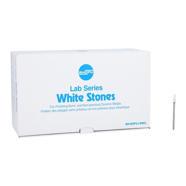 Lab Series Aluminum Oxide Mounted Stones White 12/Bx