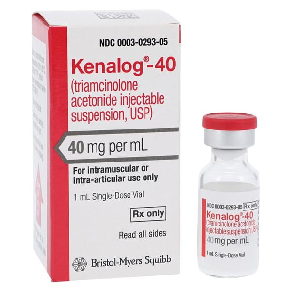 Kenalog-40 Injection 40mg/mL SDV 1mL Each