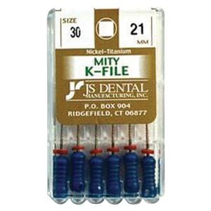 Mity K-File 21 mm Size 30 Nickel Titanium 6/Pk